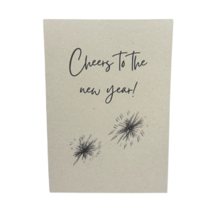 Wenskaart Cheers to the new year!