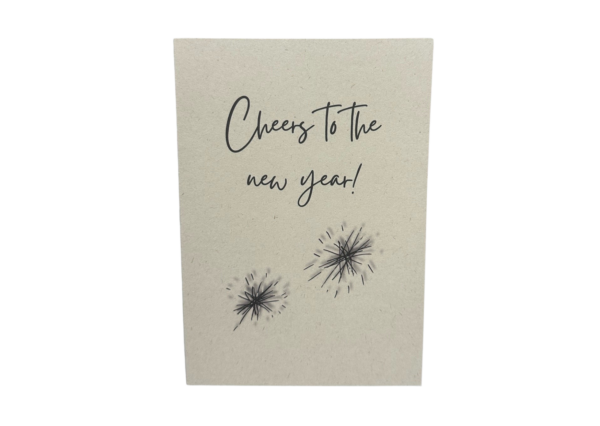 Wenskaart Cheers to the new year!